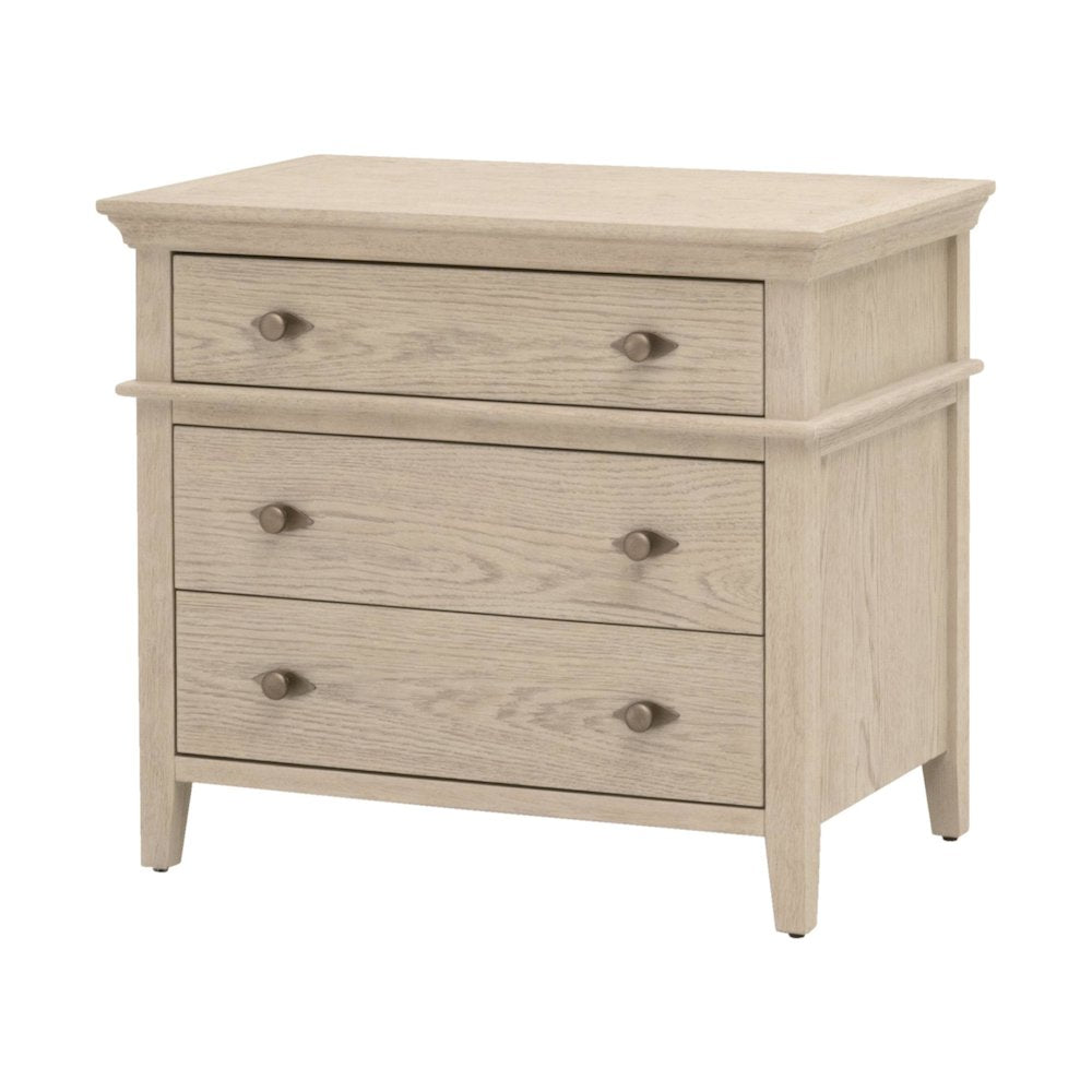 Oxford 3-Drawer Nightstand