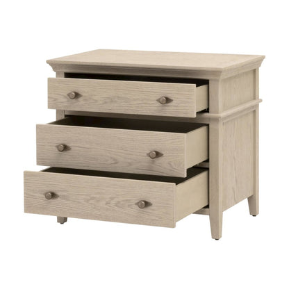 Oxford 3-Drawer Nightstand