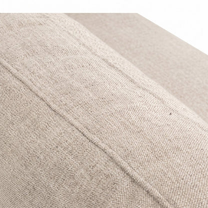Starlight Canyon Home Taper Sofa, Performance Flax Linen, Natural Gray Oak