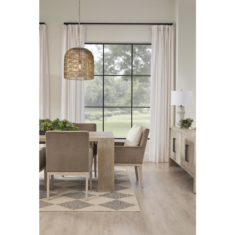 Traditions Transitional Tropea Extension Dining Table