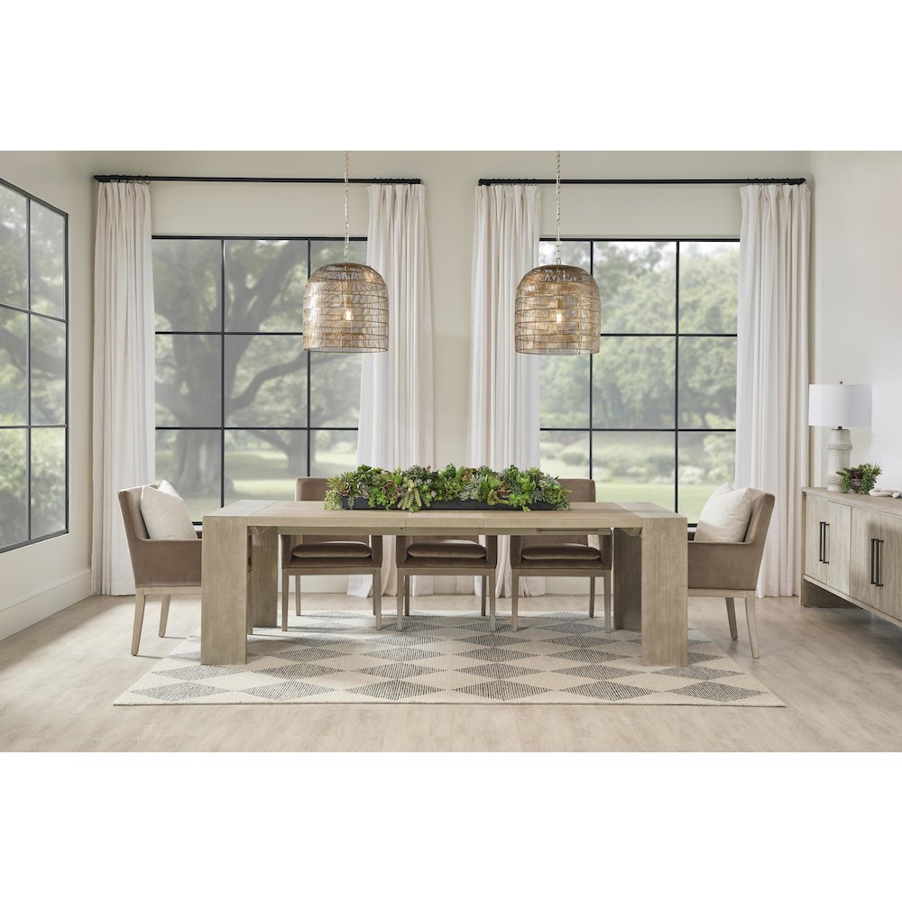 Traditions Transitional Tropea Extension Dining Table
