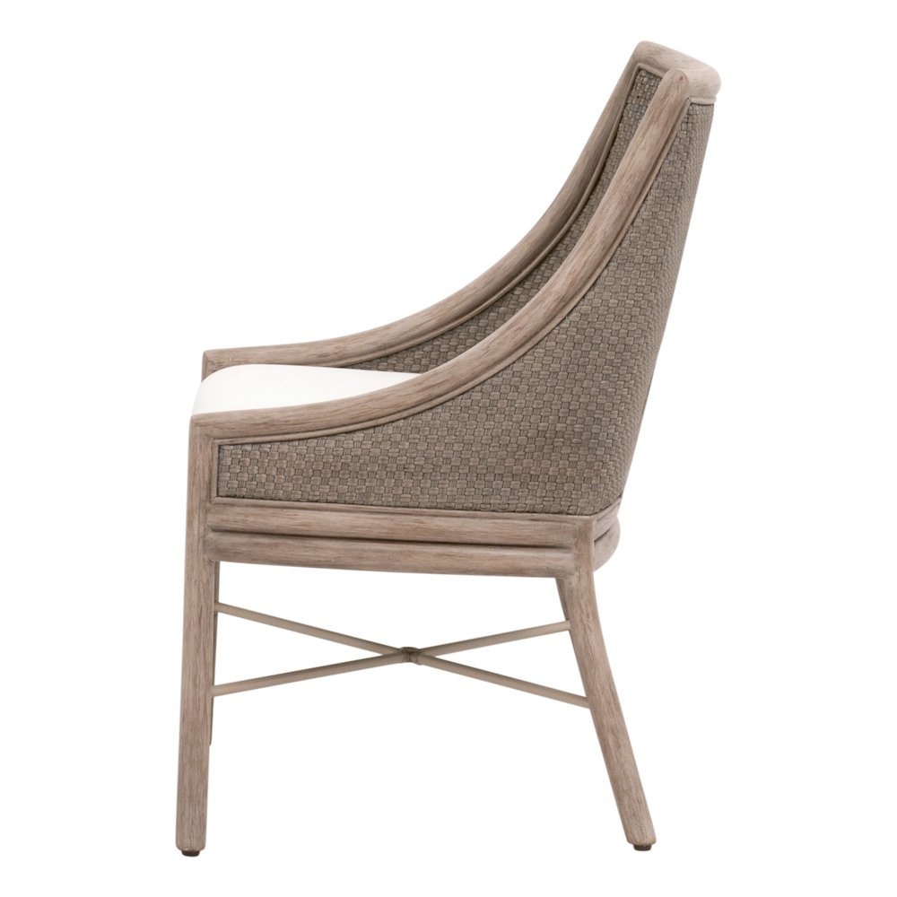 Woven Transitional Adamo Dining Chair, Set of 2