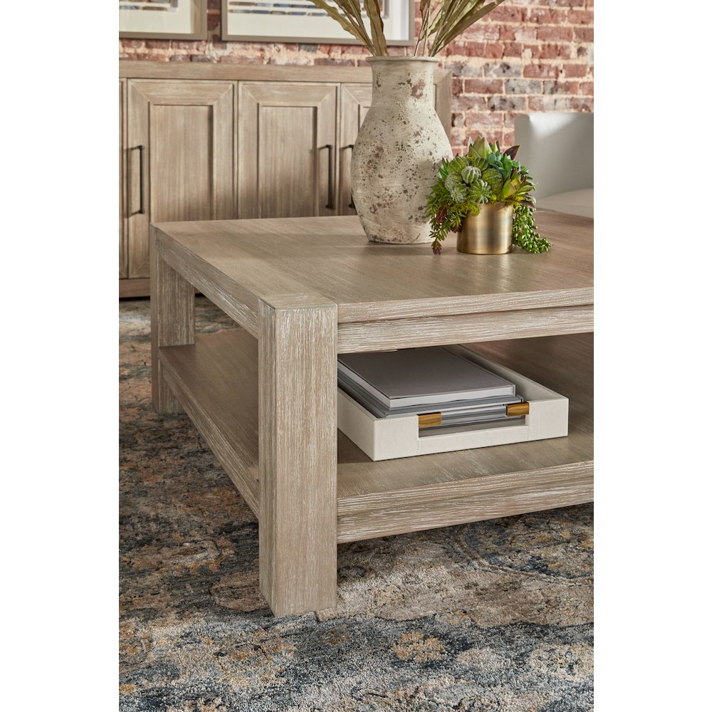 Traditions Transitional Adler Square Coffee Table