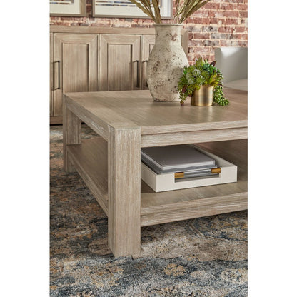 Traditions Transitional Adler Square Coffee Table