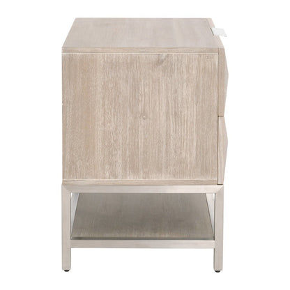 Traditions Transitional Atlas 2-Drawer Nightstand