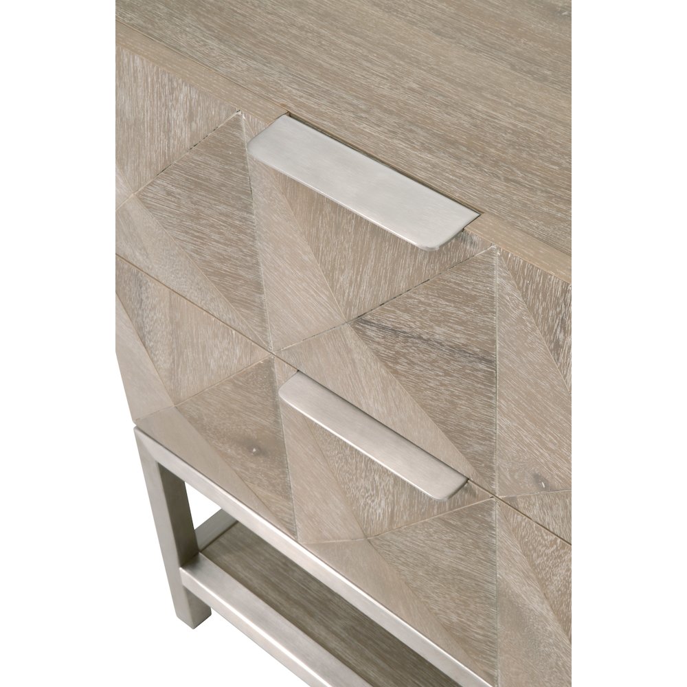 Traditions Transitional Atlas 2-Drawer Nightstand