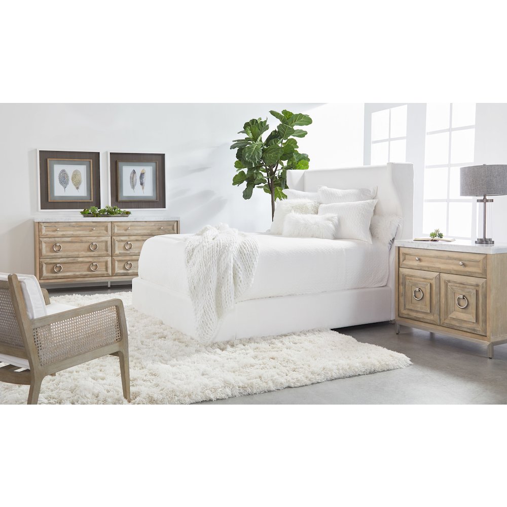 Traditions Transitional Azure Carrera 6-Drawer Double Dresser