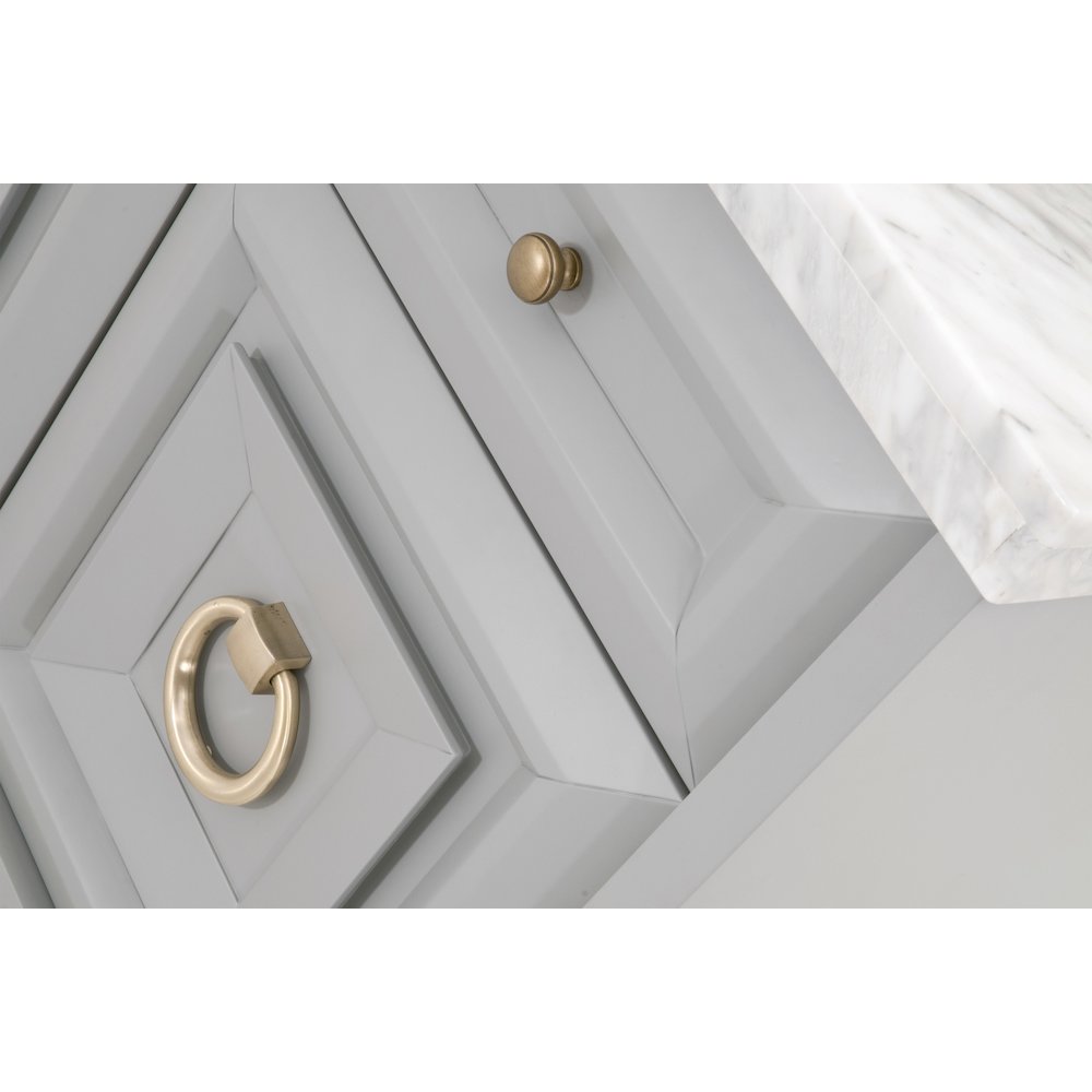 Traditions Transitional Azure Carrera Media Chest