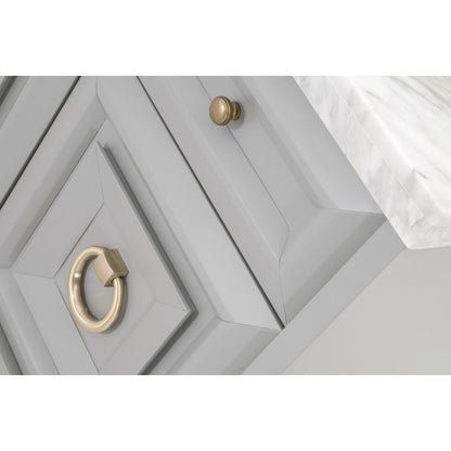 Traditions Transitional Azure Carrera Media Chest
