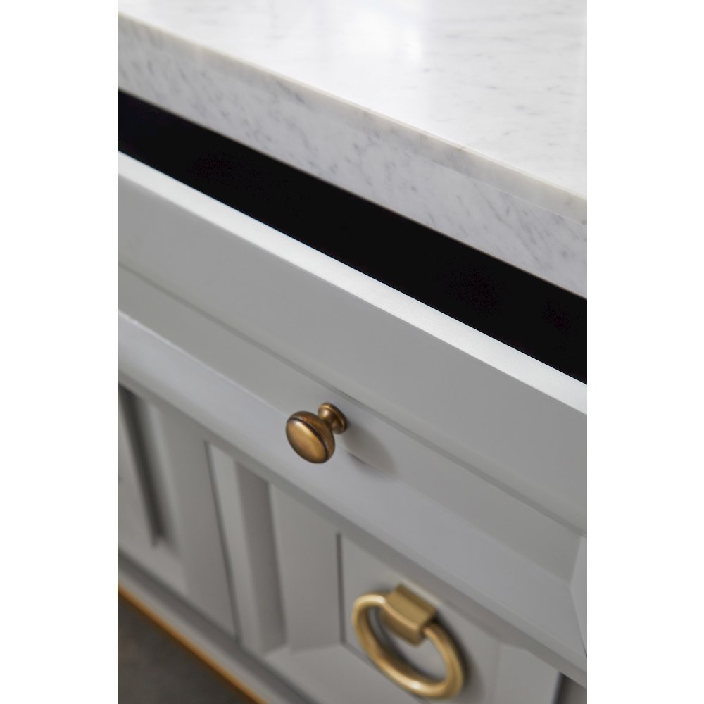 Traditions Transitional Azure Carrera Media Chest