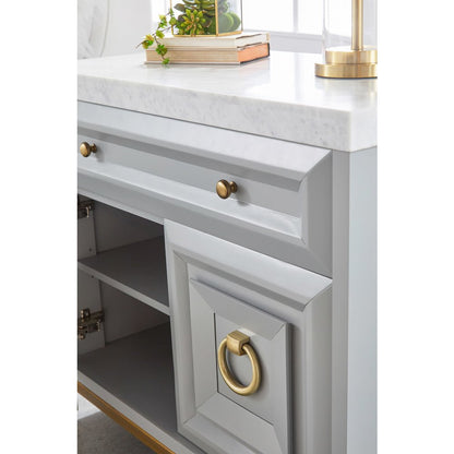 Traditions Transitional Azure Carrera Media Chest