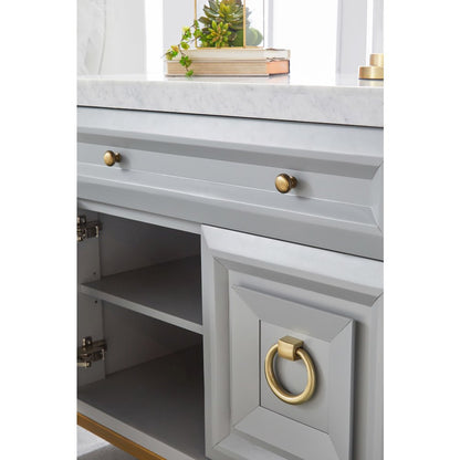 Traditions Transitional Azure Carrera Media Chest