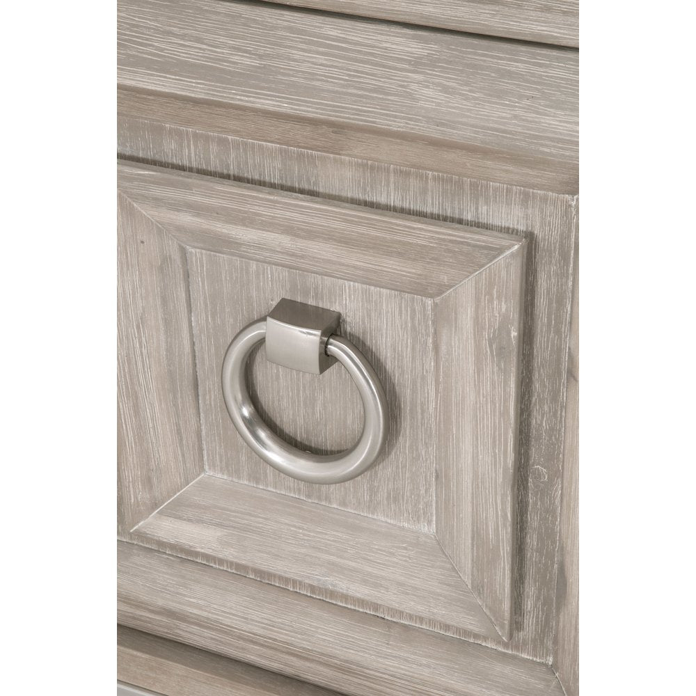 Traditions Transitional Azure Carrera Media Chest