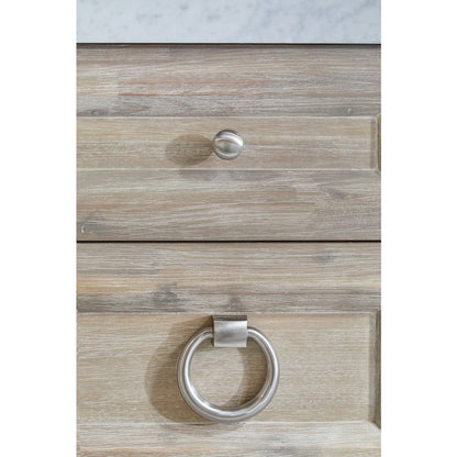 Traditions Transitional Azure Carrera Media Chest