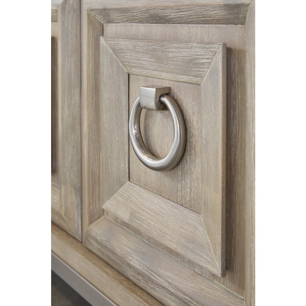 Traditions Transitional Azure Carrera Media Chest