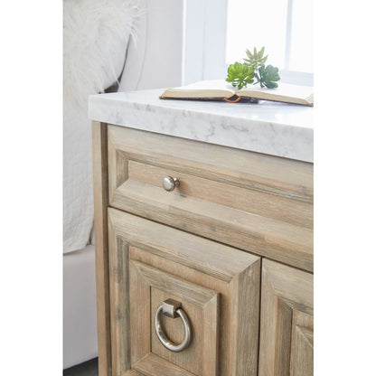 Traditions Transitional Azure Carrera Media Chest