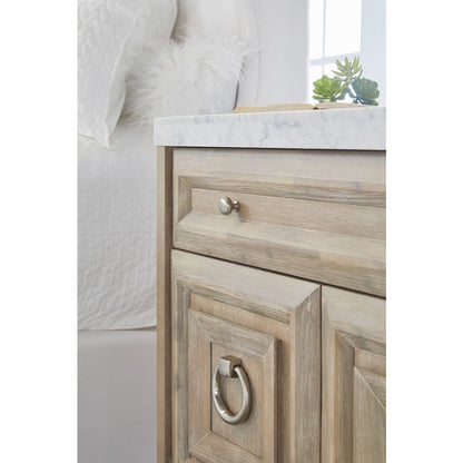 Traditions Transitional Azure Carrera Media Chest