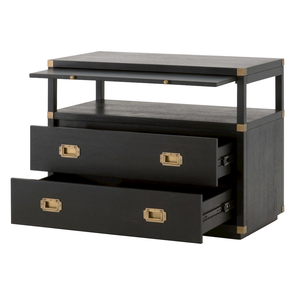 Traditions Transitional Bradley 2-Drawer Nightstand