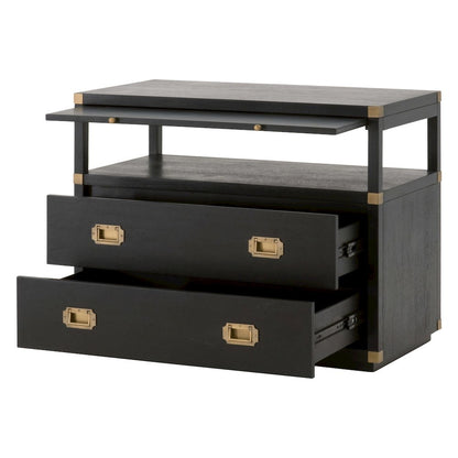 Traditions Transitional Bradley 2-Drawer Nightstand