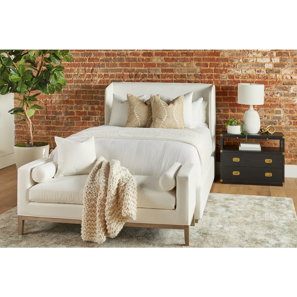 Traditions Transitional Bradley 2-Drawer Nightstand