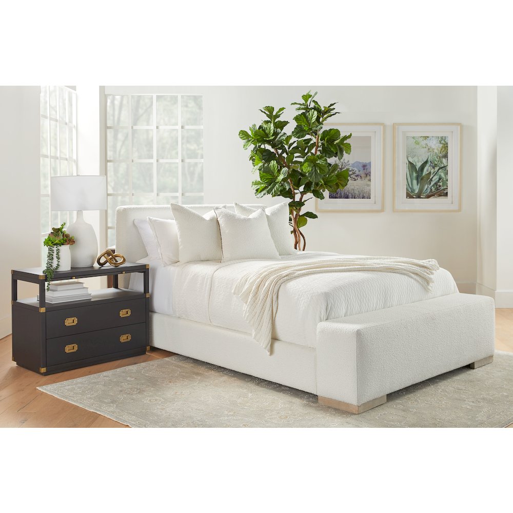 Traditions Transitional Bradley 2-Drawer Nightstand