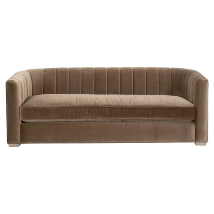 Stitch & Hand - Upholstery Transitional Bronx 87" Channel Back Sofa
