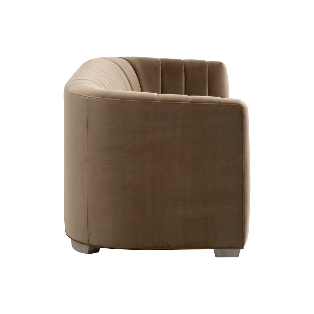 Stitch & Hand - Upholstery Transitional Bronx 87" Channel Back Sofa