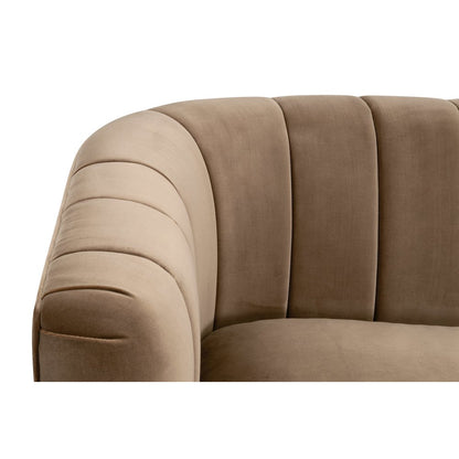 Stitch & Hand - Upholstery Transitional Bronx 87" Channel Back Sofa