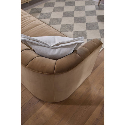Stitch & Hand - Upholstery Transitional Bronx 87" Channel Back Sofa
