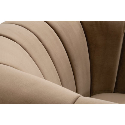 Stitch & Hand - Upholstery Transitional Bronx Channel Back Sofa Chair