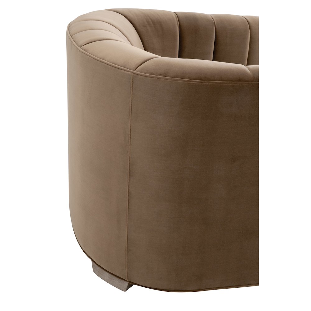 Stitch & Hand - Upholstery Transitional Bronx Channel Back Sofa Chair