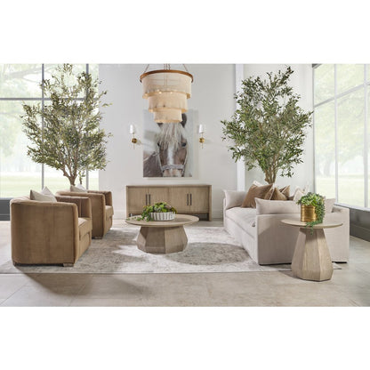 Stitch & Hand - Upholstery Transitional Bronx Channel Back Sofa Chair