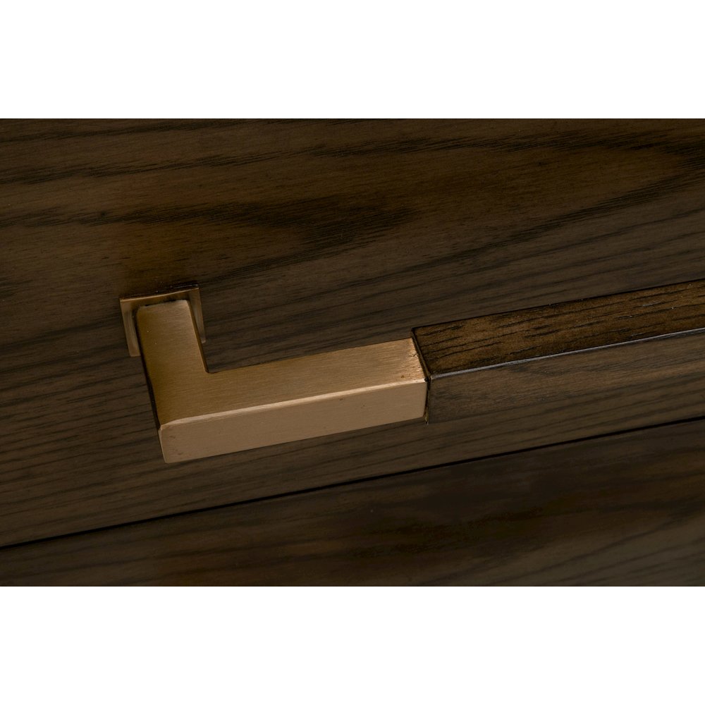 Bronze Bay Transitional Cambria 2-Drawer Nightstand