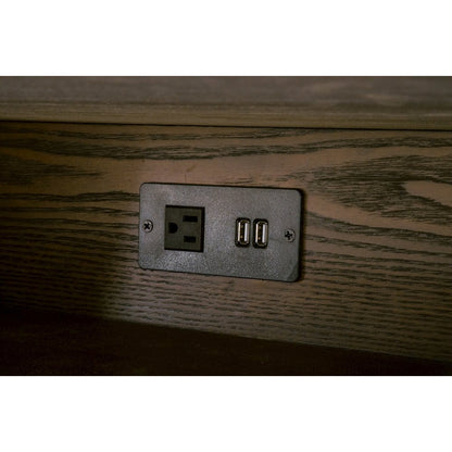 Bronze Bay Transitional Cambria 2-Drawer Nightstand