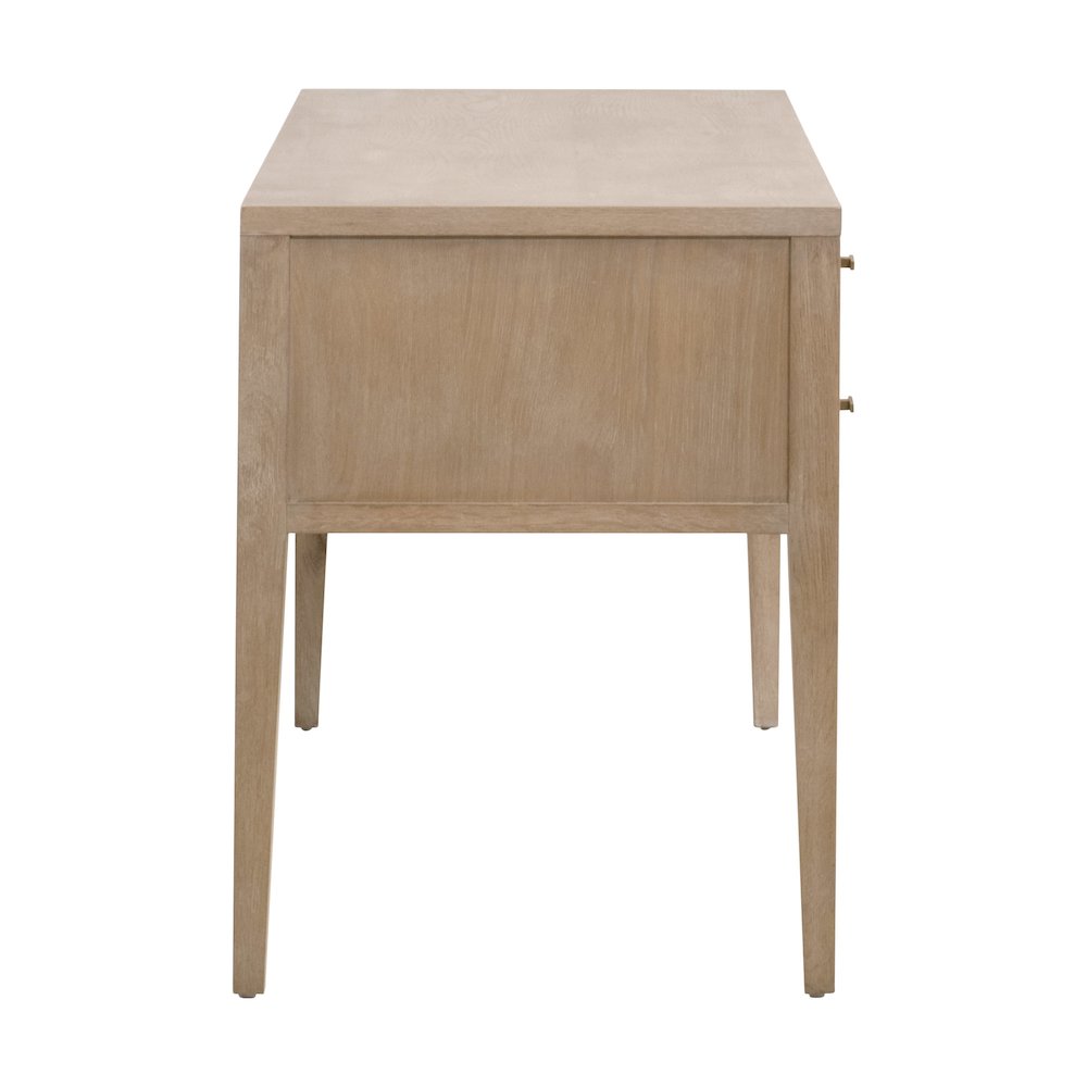 Bella Antique Transitional Cane Desk