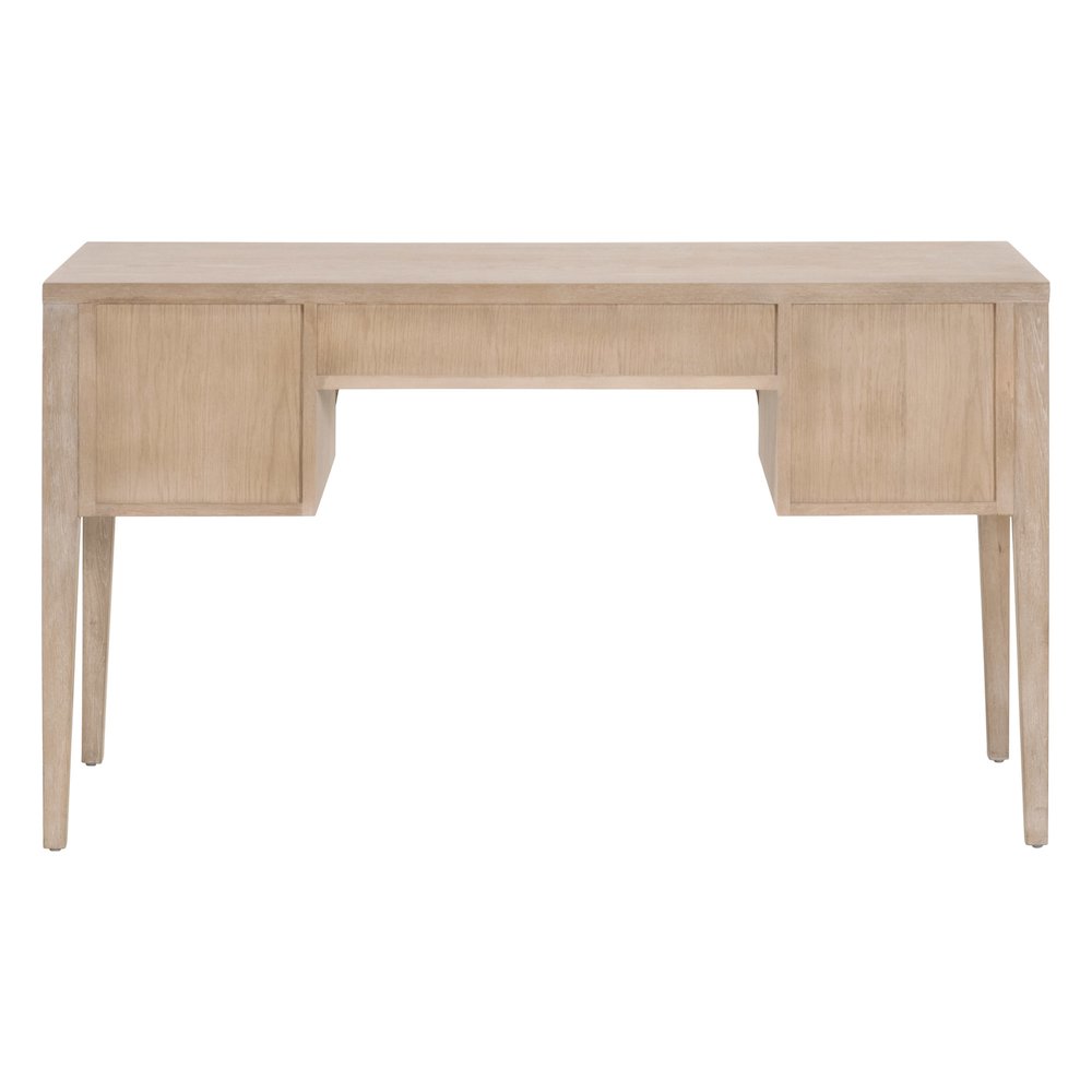 Bella Antique Transitional Cane Desk