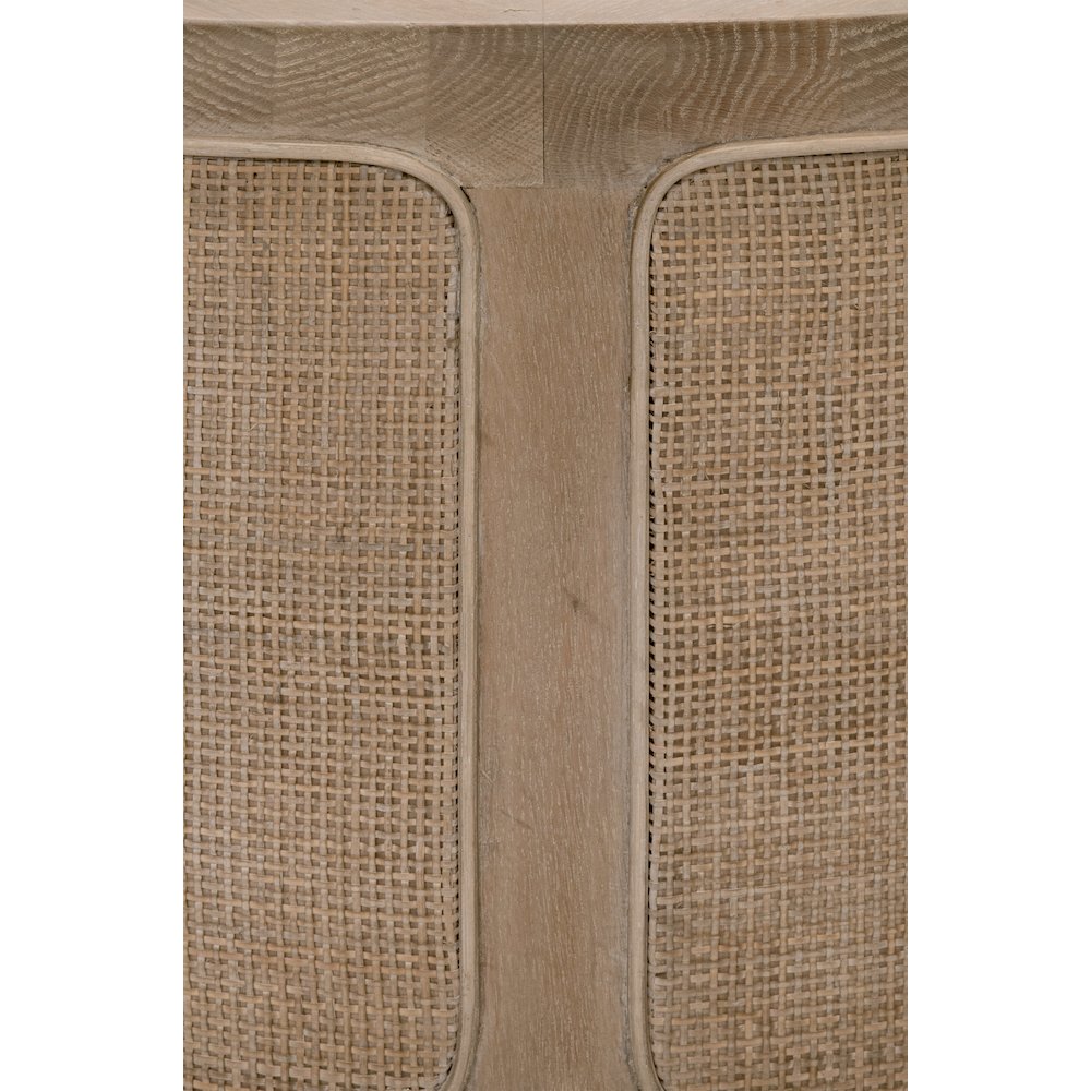 Bella Antique Transitional Cane Coffee Table