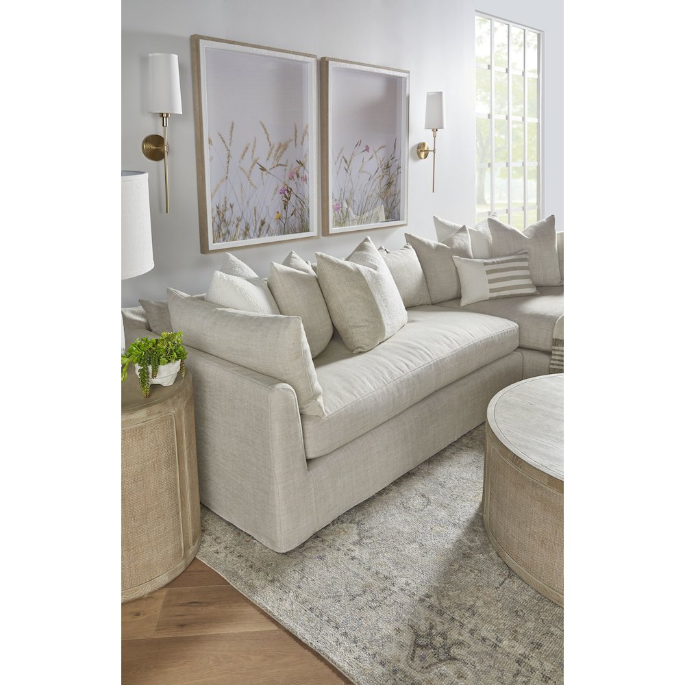 Bella Antique Transitional Cane End Table