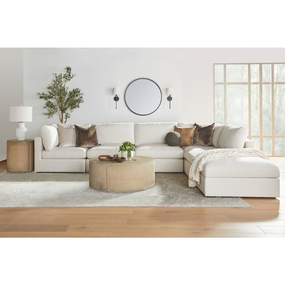 Bella Antique Transitional Cane End Table