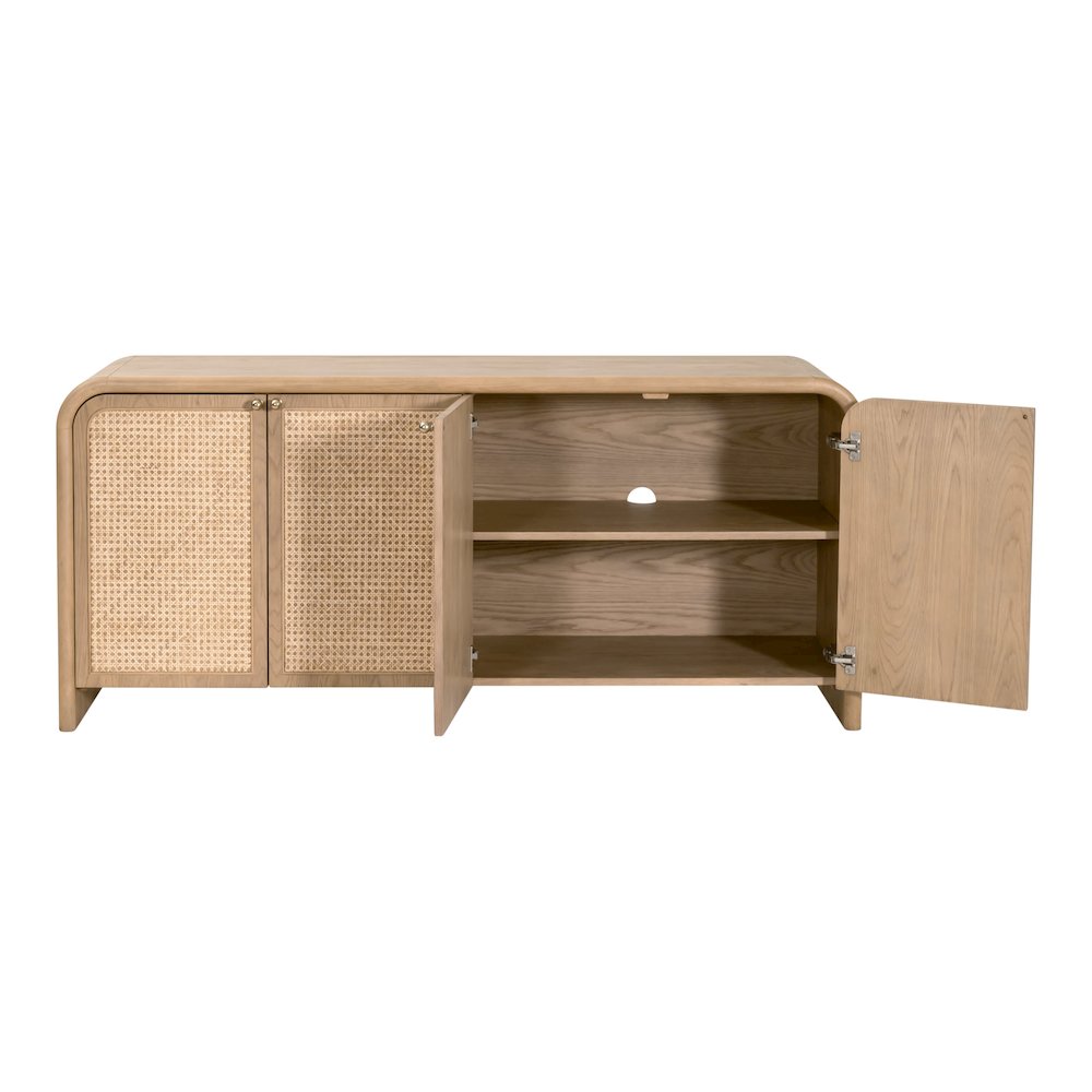 Bronze Bay Transitional Cannes Media Sideboard