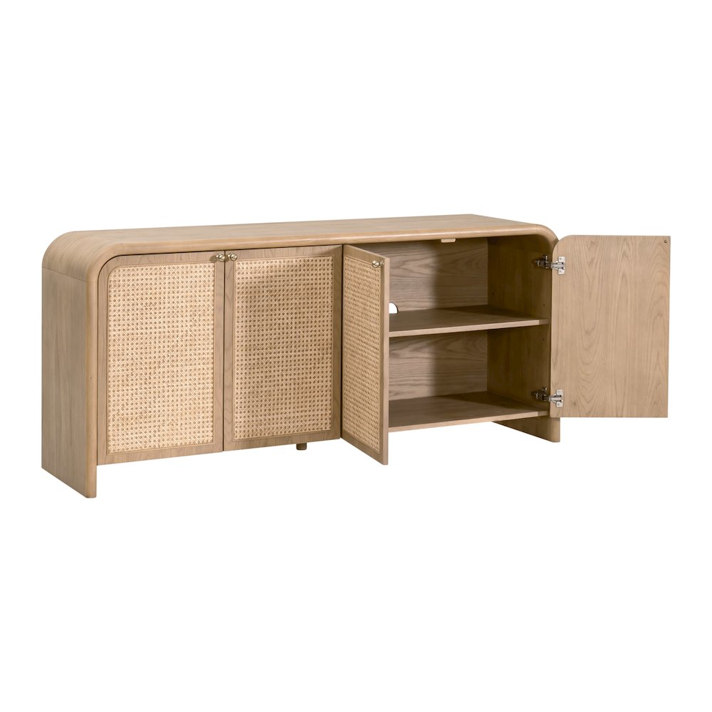 Bronze Bay Transitional Cannes Media Sideboard