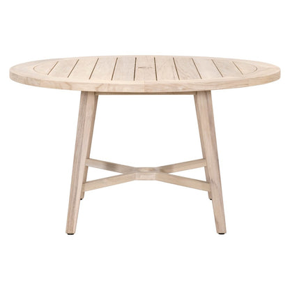 Woven - Outdoor  Transitional Carmel Outdoor 54" Round Dining Table
