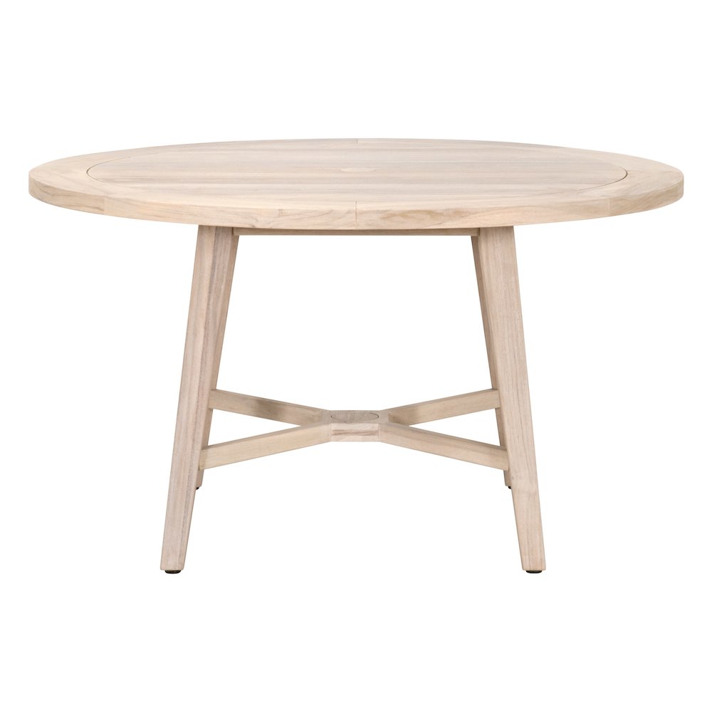 Woven - Outdoor  Transitional Carmel Outdoor 54" Round Dining Table