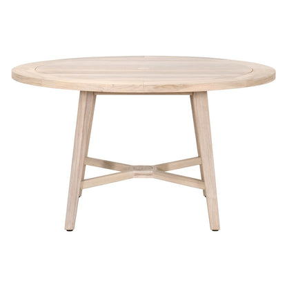 Woven - Outdoor  Transitional Carmel Outdoor 54" Round Dining Table