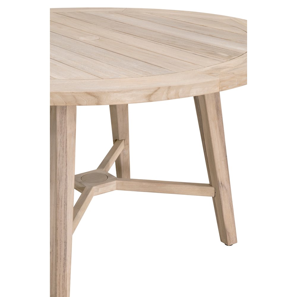 Woven - Outdoor  Transitional Carmel Outdoor 54" Round Dining Table