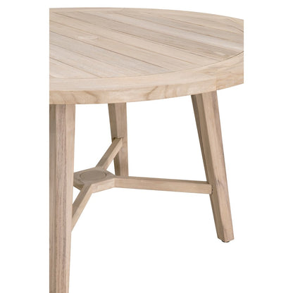 Woven - Outdoor  Transitional Carmel Outdoor 54" Round Dining Table