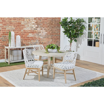 Woven - Outdoor  Transitional Carmel Outdoor 54" Round Dining Table