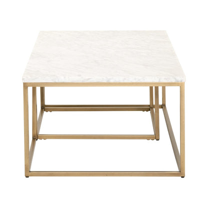 Traditions Transitional Carrera Nesting Coffee Table