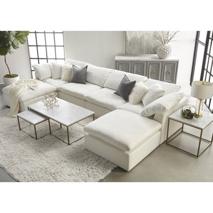 Traditions Transitional Carrera Nesting Coffee Table