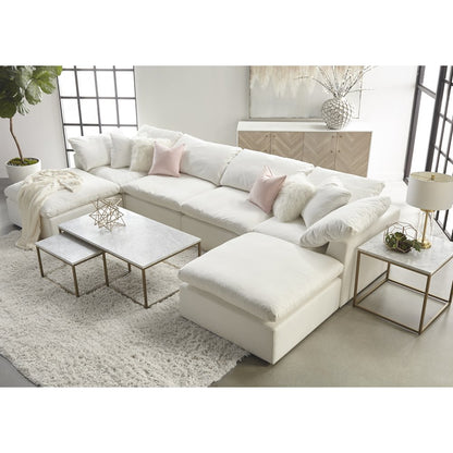 Traditions Transitional Carrera Nesting Coffee Table
